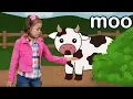 Lagu Vaca Muu | Aprenda Os Sons dos Animais!