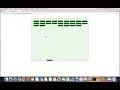 Create a Breakout Brick Game in HTML5 with Javascript