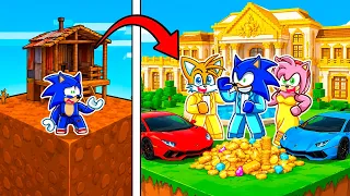 Evolucioné de POBRE a Adoptado por FAMILIA MILLONARIA en Roblox!
