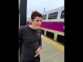 MBTA Commuter Rail train arrives at Greenbush