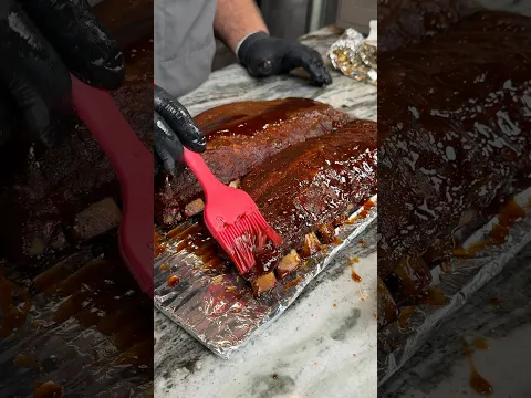 juicy baby back ribs with the perfect bite #bbqshorts