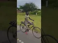 Lagu African village life young boy cycling #shorts #africantribe #fypシ