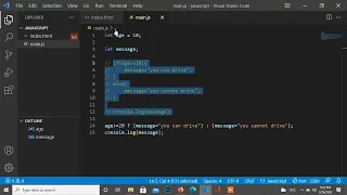 JavaScript Ternary Operator With Examples Conditional or Ternary Operator