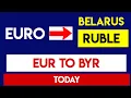 1 Belarus Ruble to Euro 5 May 2025 EUR to BYR