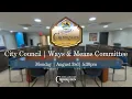 City of Crookston City Council Ways Means Committee Meeting August 3rd 2026
