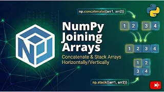 NumPy Joining Arrays How to Join Two NumPy Arrays