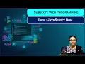 LEC 15 Web Programming Javascript Dom By Mrs G Sowmya