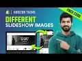 Show Different Slideshow Images on Mobile Desktop FREE Code Horizon Theme