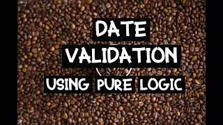 Date Validation Using Basic Logic Java