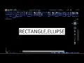 AutoCad Rectangle ellipse