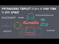 Pythagorean Triplets C Interview PreparationCompetitive Programming