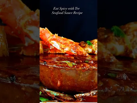 Eat Spicy with Tee Seafood Boil Sauce Recipe #shorts #Recipe #eatspicywithtee #saucerecipe