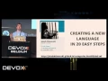 How to Create a New JVM Language in Under an Hour by Oleg Selajev