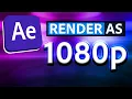 How To Render in After Effects Adobe Media Encoder