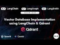 Vector Database Implementation using LangChain Qdrant Beginner-Friendly Guide Hindi