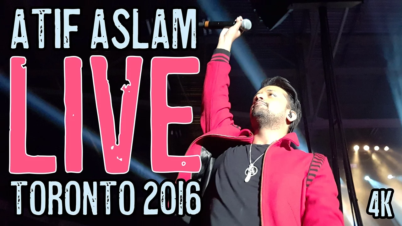 Atif Aslam - Zindagi Aa Raha Hoon Main LIVE Toronto STAGE INTRO 2016 in 4K