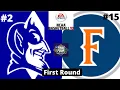 #2 Duke vs #15 Cal State Fullerton - NCAA Basketball 10 Simulation!