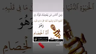يقول الله تعالى ومن الناس من يعجبك قوله في الحياة الدنيا ويشهد الله علي ما في قلبه وهو ألد الخصام 