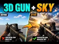 Import 3D Gun Model Realistic Sky in Unity M16 Rifle AllSky