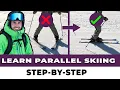 THE Complete Beginner Skiing Tutorial - From First Turns to Parallel Skis explained in 6 minutes