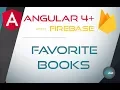 16 FAVORITE BOOKS - Angular 4 with Firebase Material Design