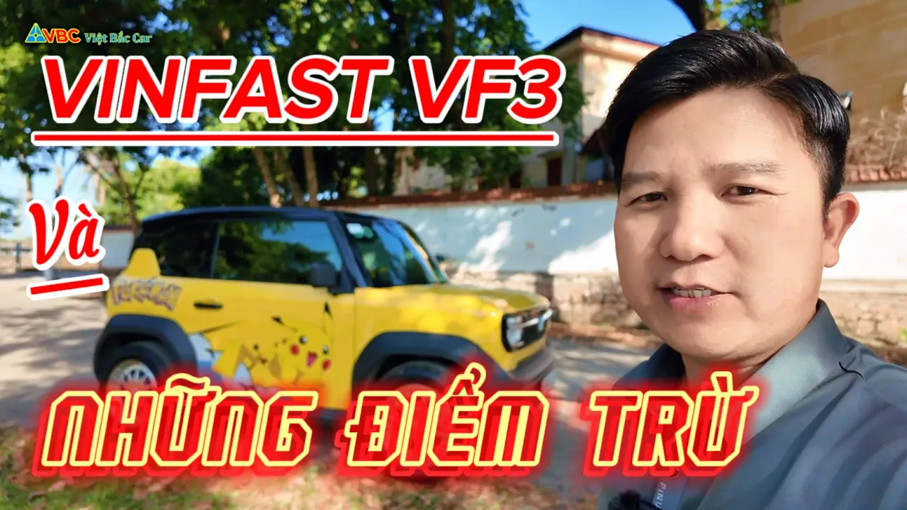 Outline Video NHỮNG ĐIỂM TRỪ trên VF3 mà sau một thời gian sử dụng em Cường mới dám chia sẻ