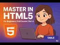 Table Tags HTML5 - Tutorial