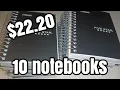 10 five star notebooks for a total of 22 20 from
