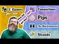 NYT Connections Pips Mini Crossword and Strands Jan 1 2026