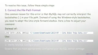 Solving the Error Code 2068 in MySQL Loading Data Issues Explained