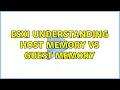 ESXi Understanding Host Memory vs Guest Memory