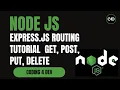 Express js Routing Tutorial Handle GET POST PUT DELETE in Node js
