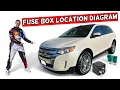 FORD EDGE FUSE BOX LOCATION DIAGRAM 2010 2011 2012 2013 2014