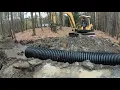 Replacing a culvert pipe