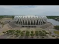Drone around the Hampton Coliseum