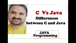 C Versus Java Difference Between C Java Programming Languages Comparison