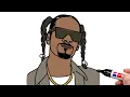 How to Draw Snoop Dogg From Fortnite