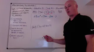 Multiplying Polynomials Example 2 for Problems 5-18