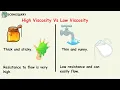 High viscosity vs low viscosity