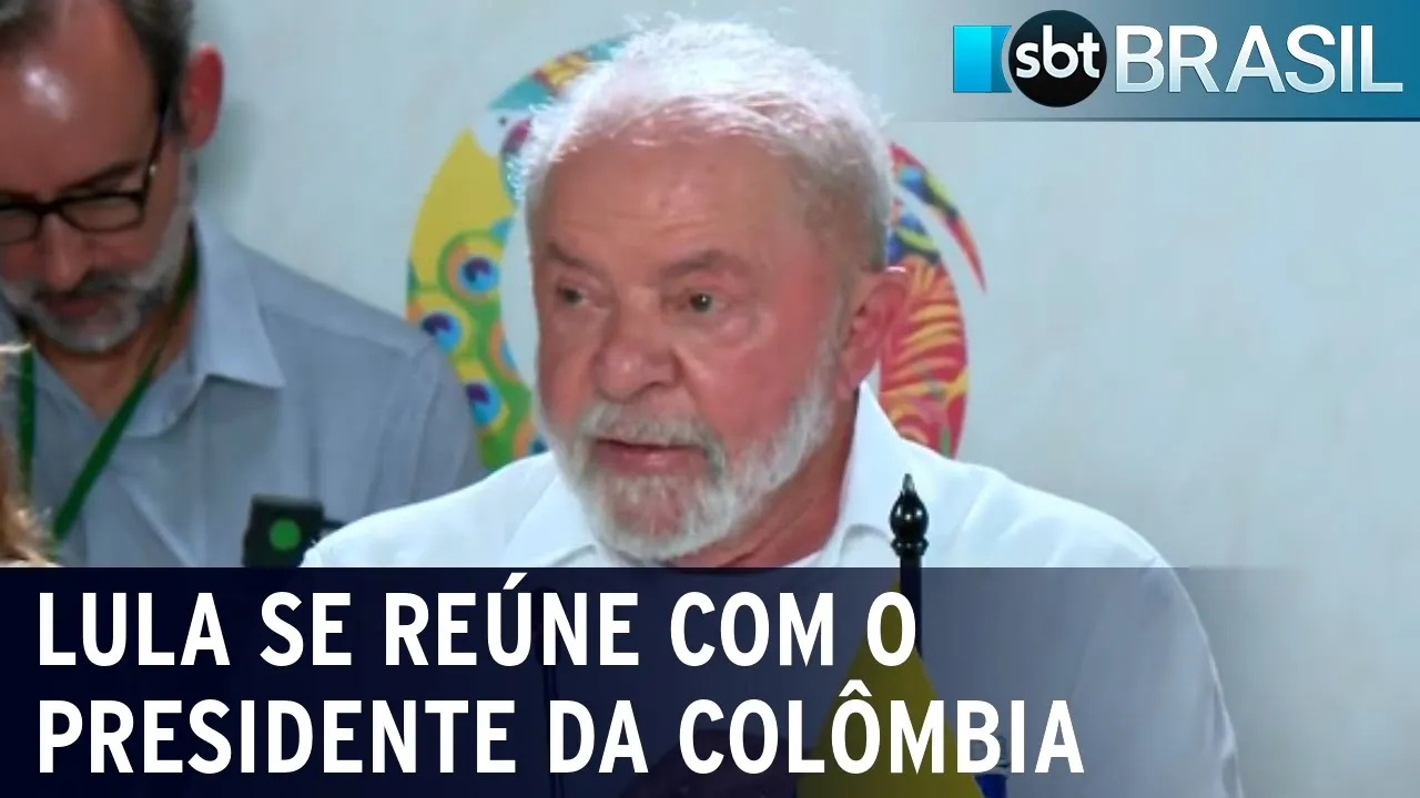 Lula se reúne com o presidente da Colômbia | SBT Brasil (08/07/23)