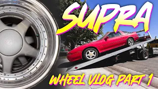Love20bee 3 piece my MK3 Supra Turbo Wheels Vlog part 1