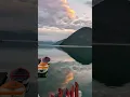 Download Lagu POV: you're next to a beautiful fjord in Norway and decide to go watch the sunset together 💚