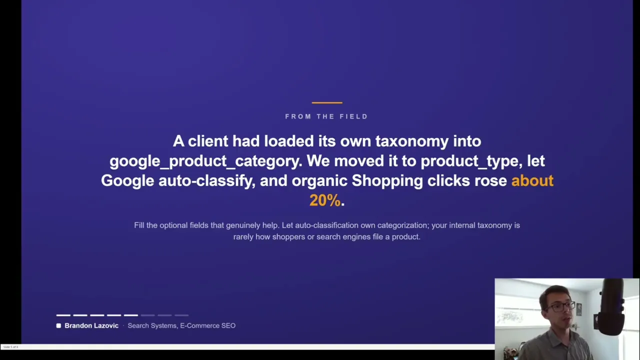 Video thumbnail: Google's New Category & Sale-Duration Schema