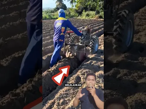 Traktor Pembuat Guludan, Kerja Jadi Kilat! #tani #traktor #mesin #inovasi #lahan #efisien #trending