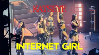 KATSEYE Internet Girl WORLD PREMIERE Beautiful Chaos Tour - The Armory Minneapolis 4K Fancam