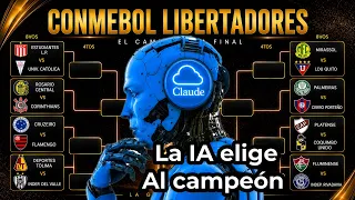 Le pedí a la IA que predijera la copa libertadores 2026.