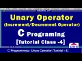 What is Unary Operator in C Programming Tutorial - 4 in Nepali vocal