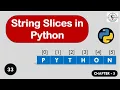 Chapter-5 String Slice in Python HINDI
