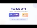 Double Your Investments Faster The Rule of 72 Explained for Beginners