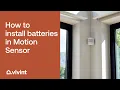 How to Install Batteries in Vivint Motion Sensor Vivint Tips Tricks